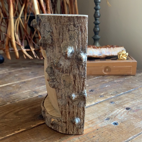 Wooden Owl Decoration, hand carved - SOLD - Picture 2 of 6